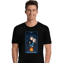 Load image into Gallery viewer, Daily_Deal_Shirts Premium Shirts, Unisex / Small / Black Tarot Ghibli The Lovers