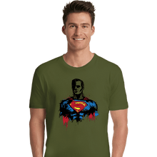 Load image into Gallery viewer, Shirts Premium Shirts, Unisex / Small / Military Green Return Of Kryptonian
