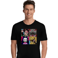 Load image into Gallery viewer, Shirts Premium Shirts, Unisex / Small / Black Kimetsu No Warhol