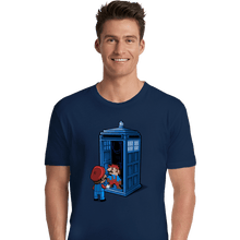 Load image into Gallery viewer, Shirts Premium Shirts, Unisex / Small / Navy Back To 8 Bits