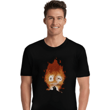 Load image into Gallery viewer, Shirts Premium Shirts, Unisex / Small / Black Midnight Calcifer