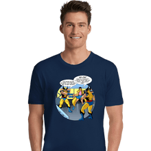 Load image into Gallery viewer, Secret_Shirts Premium Shirts, Unisex / Small / Navy Will the Real Wolverine Please Stand Up