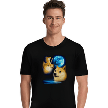 Load image into Gallery viewer, Shirts Premium Shirts, Unisex / Small / Black Three Doge Moon