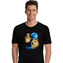 Load image into Gallery viewer, Shirts Premium Shirts, Unisex / Small / Black Three Doge Moon
