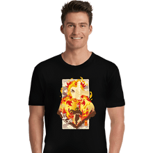 Load image into Gallery viewer, Shirts Premium Shirts, Unisex / Small / Black Flame Kyojuro