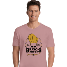Load image into Gallery viewer, Shirts Premium Shirts, Unisex / Small / Pink Bravo's Barbers