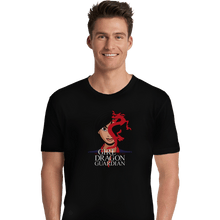 Load image into Gallery viewer, Shirts Premium Shirts, Unisex / Small / Black The Girl With The Dragon Guardian