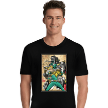 Load image into Gallery viewer, Daily_Deal_Shirts Premium Shirts, Unisex / Small / Black Green Ranger Woodblock