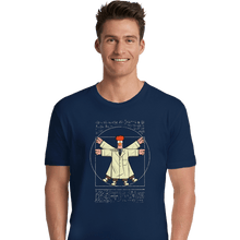 Load image into Gallery viewer, Daily_Deal_Shirts Premium Shirts, Unisex / Small / Navy Vitruvian Puppet