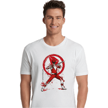Load image into Gallery viewer, Daily_Deal_Shirts Premium Shirts, Unisex / Small / White Red Ranger Sumi-e