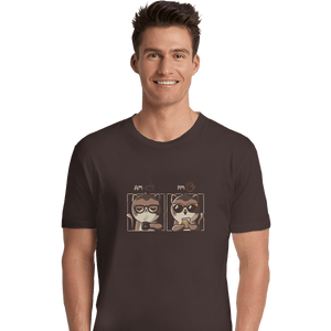 Shirts Premium Shirts, Unisex / Small / Dark Chocolate AM PM
