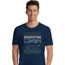 Load image into Gallery viewer, Daily_Deal_Shirts Premium Shirts, Unisex / Small / Navy Believe In Xmas