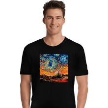 Load image into Gallery viewer, Shirts Premium Shirts, Unisex / Small / Black Van Gogh Never Saw Gallifrey
