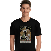 Load image into Gallery viewer, Daily_Deal_Shirts Premium Shirts, Unisex / Small / Black The Lovers Vintage Tarot