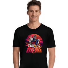 Load image into Gallery viewer, Secret_Shirts Premium Shirts, Unisex / Small / Black Gundam 78 Retro