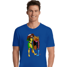 Load image into Gallery viewer, Daily_Deal_Shirts Premium Shirts, Unisex / Small / Royal Blue Rogue And Gambit Love