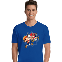 Load image into Gallery viewer, Secret_Shirts Premium Shirts, Unisex / Small / Royal Blue Super Stretchy Boy