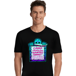 Daily_Deal_Shirts Premium Shirts, Unisex / Small / Black Camp Counselors Wanted