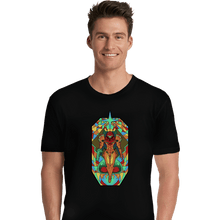 Load image into Gallery viewer, Shirts Premium Shirts, Unisex / Small / Black Stained Glass Hunter