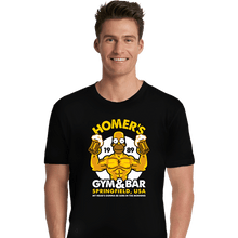 Load image into Gallery viewer, Shirts Premium Shirts, Unisex / Small / Black Homer's Gym