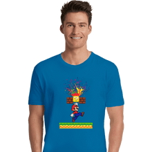 Load image into Gallery viewer, Shirts Premium Shirts, Unisex / Small / Sapphire Super Paint Splatter