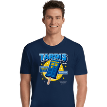 Load image into Gallery viewer, Shirts Premium Shirts, Unisex / Small / Navy Time and Space Ice Cream