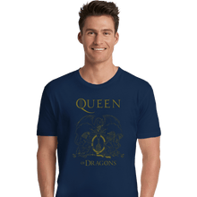 Load image into Gallery viewer, Shirts Premium Shirts, Unisex / Small / Navy Queen Of Dragons