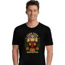 Load image into Gallery viewer, Daily_Deal_Shirts Premium Shirts, Unisex / Small / Black Clock Town Mask Festival
