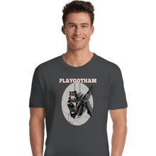 Load image into Gallery viewer, Shirts Premium Shirts, Unisex / Small / Charcoal Playgotham Catwoman