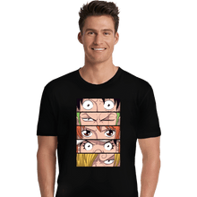 Load image into Gallery viewer, Daily_Deal_Shirts Premium Shirts, Unisex / Small / Black Straw Hat Eyes