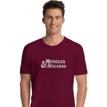 Load image into Gallery viewer, Secret_Shirts Premium Shirts, Unisex / Small / Maroon Muggles And Wizards