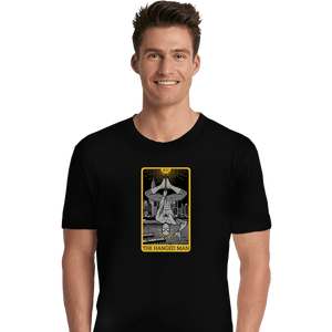 Shirts Premium Shirts, Unisex / Small / Black Tarot The Hanged Man