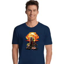 Load image into Gallery viewer, Secret_Shirts Premium Shirts, Unisex / Small / Navy Martians Gazing at the Moon