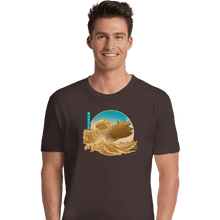 Load image into Gallery viewer, Daily_Deal_Shirts Premium Shirts, Unisex / Small / Dark Chocolate The Great Wave off Arrakis