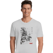 Load image into Gallery viewer, Shirts Premium Shirts, Unisex / Small / White Xenomorphs Invasion Sumi-e