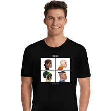 Load image into Gallery viewer, Secret_Shirts Premium Shirts, Unisex / Small / Black Bending Friendz