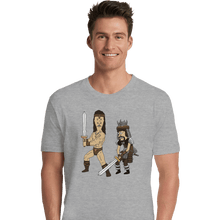 Load image into Gallery viewer, Shirts Premium Shirts, Unisex / Small / Sports Grey The Barbarian And The Thief