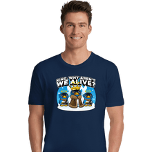 Load image into Gallery viewer, Daily_Deal_Shirts Premium Shirts, Unisex / Small / Navy Penguin King