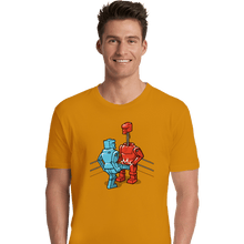 Load image into Gallery viewer, Shirts Premium Shirts, Unisex / Small / Gold Blue Kick!