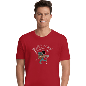 Shirts Premium Shirts, Unisex / Small / Red Toss A Coin Pilgrim