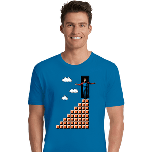 Shirts Premium Shirts, Unisex / Small / Sapphire True Mario Show
