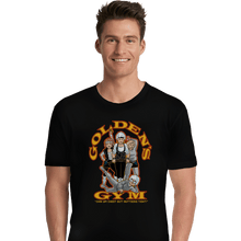 Load image into Gallery viewer, Shirts Premium Shirts, Unisex / Small / Black Golden&#39;s Gym
