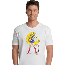 Load image into Gallery viewer, Daily_Deal_Shirts Premium Shirts, Unisex / Small / White Moon Sumi-e