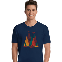 Load image into Gallery viewer, Shirts Premium Shirts, Unisex / Small / Navy Geometric Middle Earth
