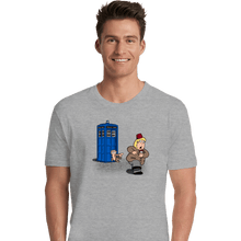 Load image into Gallery viewer, Shirts Premium Shirts, Unisex / Small / Sports Grey The Tardis Monkey