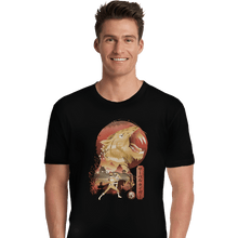 Load image into Gallery viewer, Shirts Premium Shirts, Unisex / Small / Black Yellow Ranger Ukiyoe