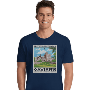 Shirts Premium Shirts, Unisex / Small / Navy Xavier's School For Gifted Youngsters