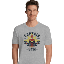 Load image into Gallery viewer, Shirts Premium Shirts, Unisex / Small / Sports Grey Captain Gym