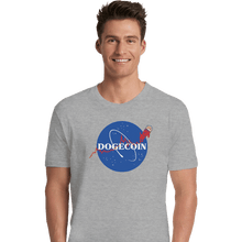 Load image into Gallery viewer, Daily_Deal_Shirts Premium Shirts, Unisex / Small / Sports Grey Nasa Doge