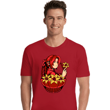 Load image into Gallery viewer, Shirts Premium Shirts, Unisex / Small / Red Flower Girl